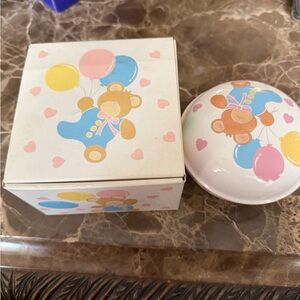 Cute Bear Balloon Trinket Box